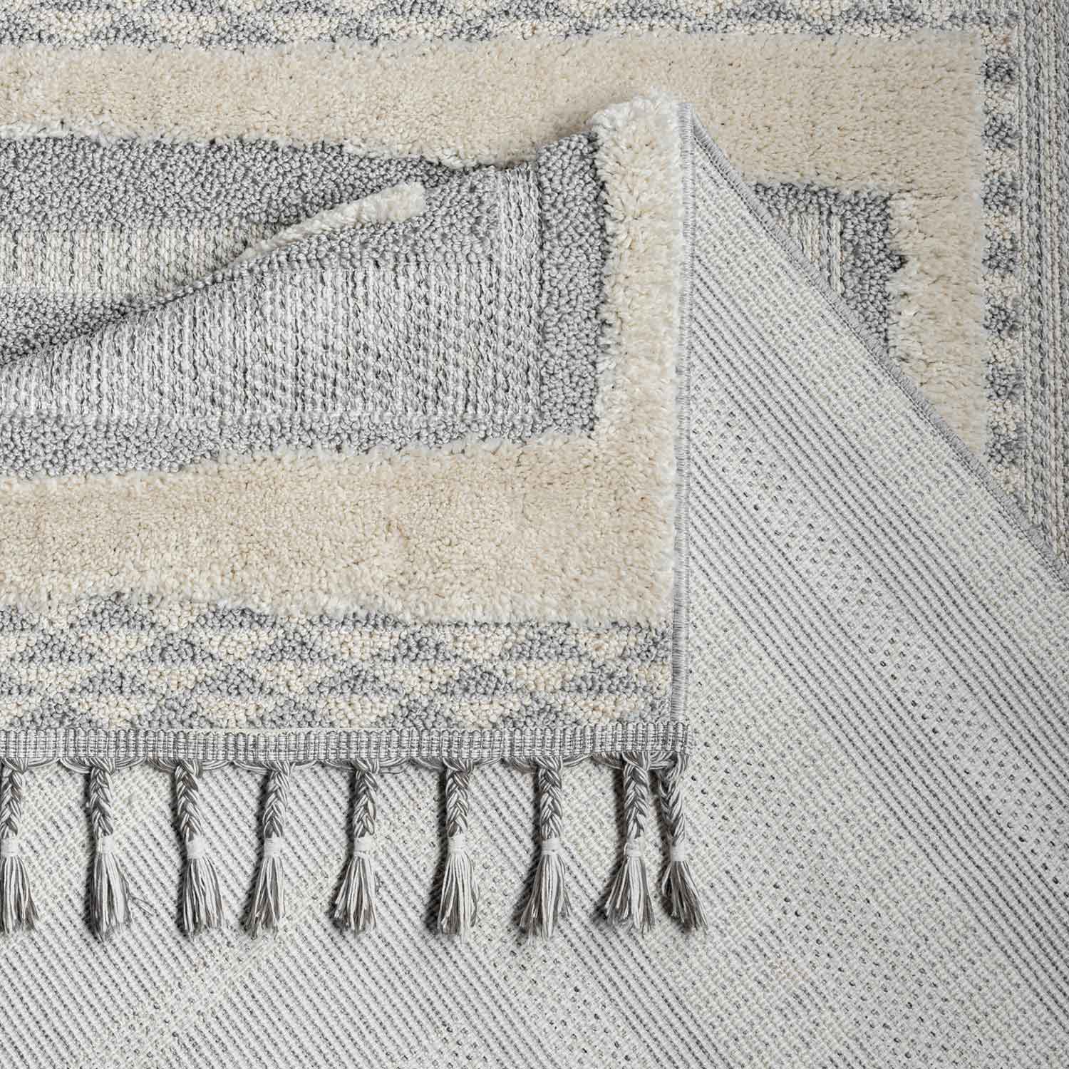 Tapis Boho Chic à franges tressées – STUDIO DECO