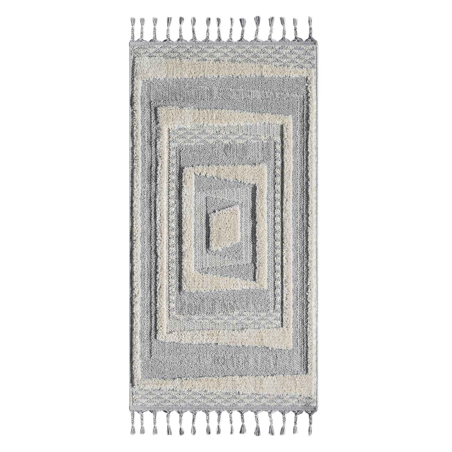 Tapis de couloir Boho Chic à franges tressées – STUDIO DECO
