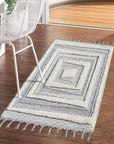 Tapis de couloir Boho Chic à franges tressées – STUDIO DECO
