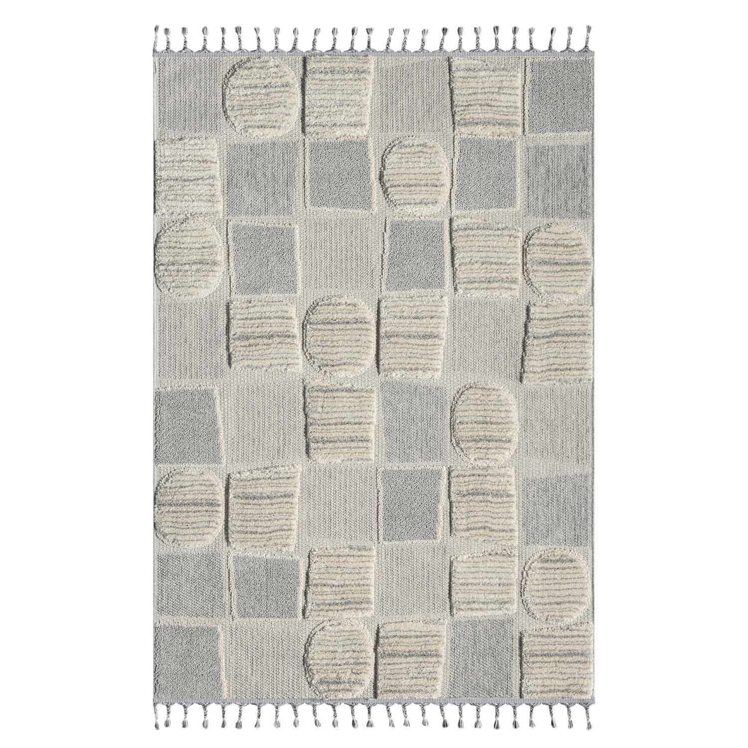 Tapis Boho Chic à franges tressées – STUDIO DECO