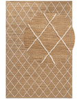 Tapis en Jute à motifs en Relief – STUDIO DECO