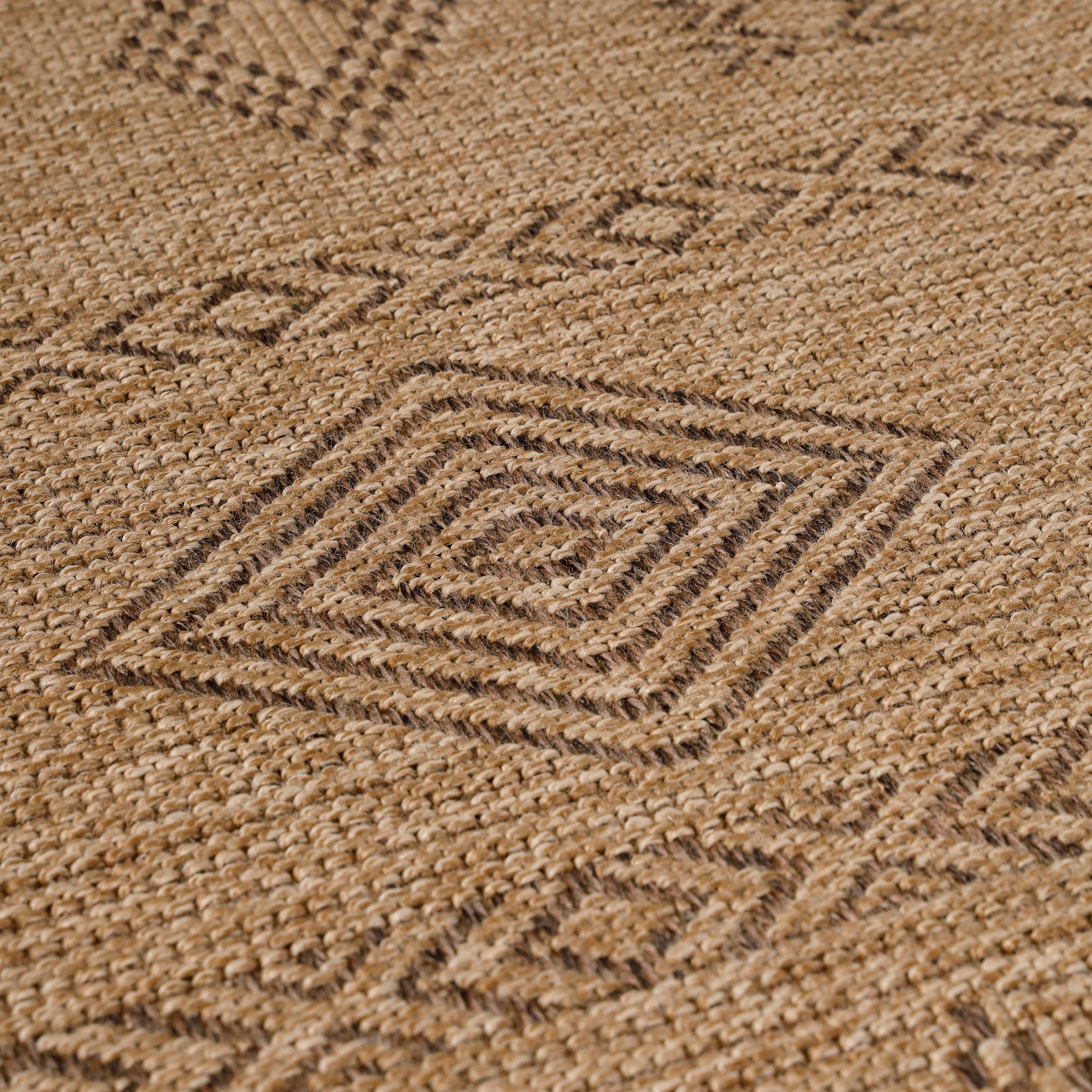 Tapis aspect jute Naturelle Beige et Noir – STUDIO DECO