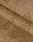 Tapis aspect jute Naturelle Beige et Noir – STUDIO DECO