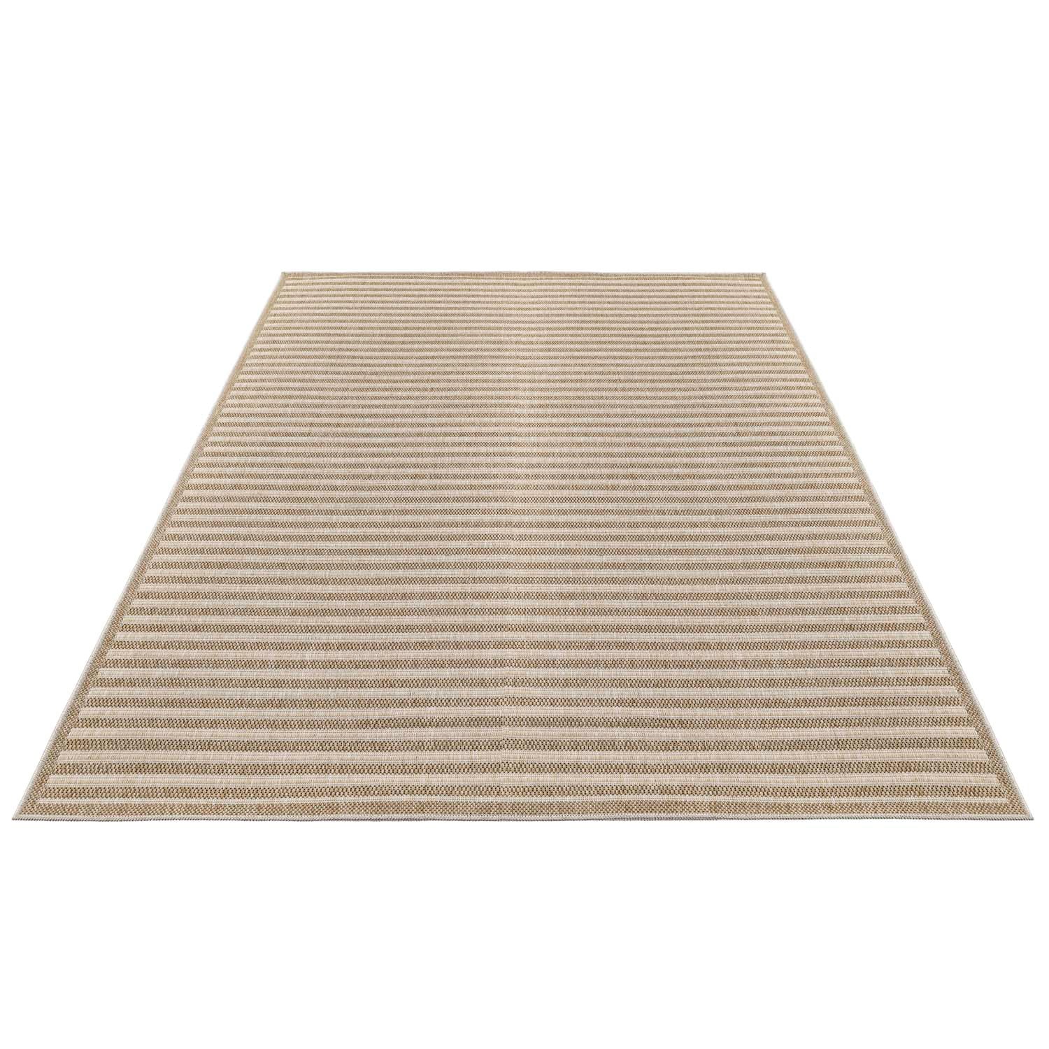 Tapis extérieur aspect jute à Lignes
