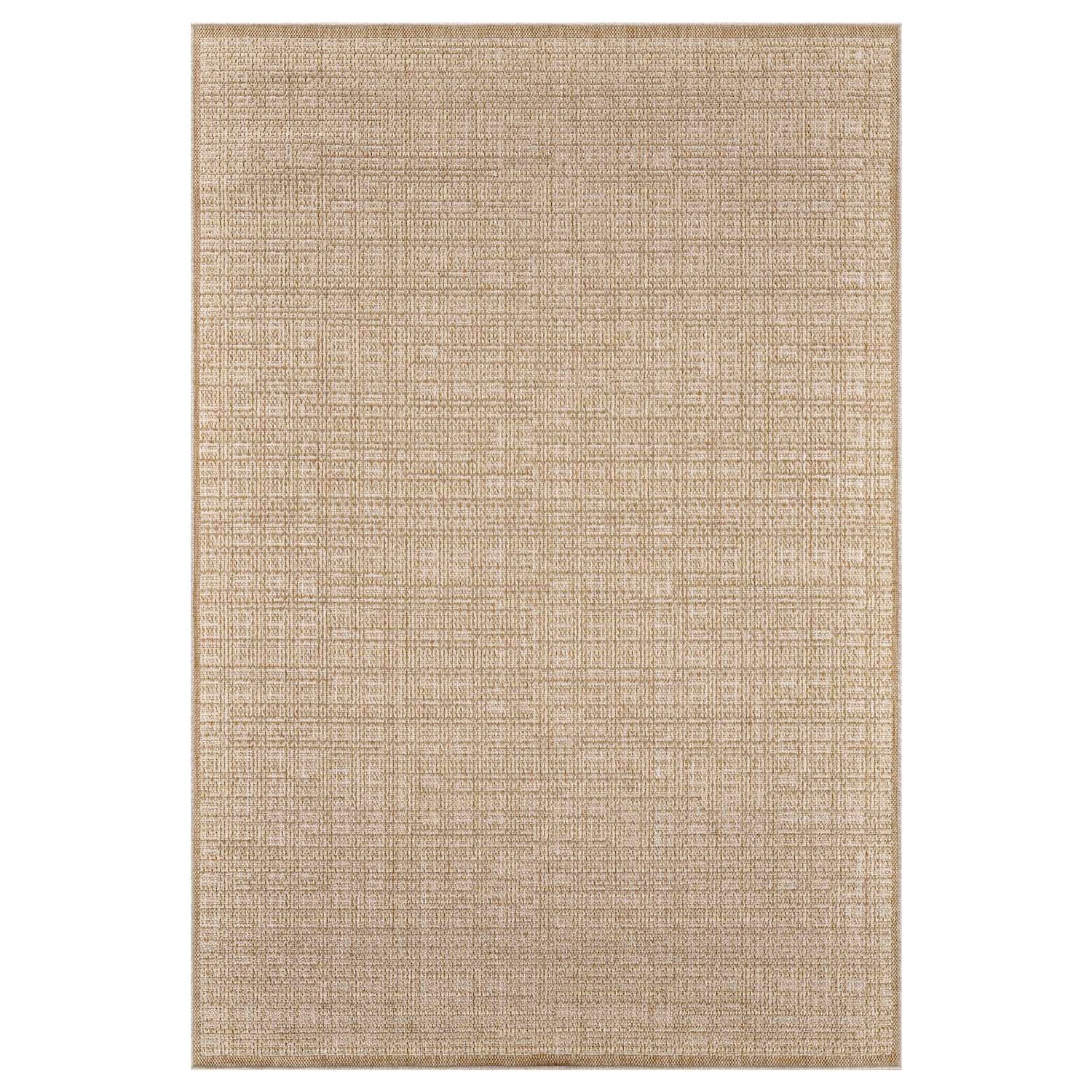 Tapis extérieur aspect jute tissé