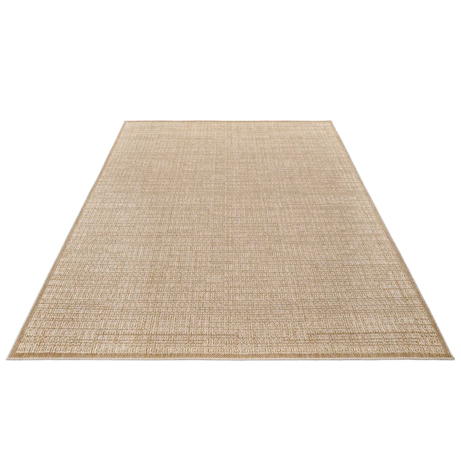 Tapis extérieur aspect jute tissé