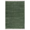Tapis moelleux à franges tressées - Vert – STUDIO DECO