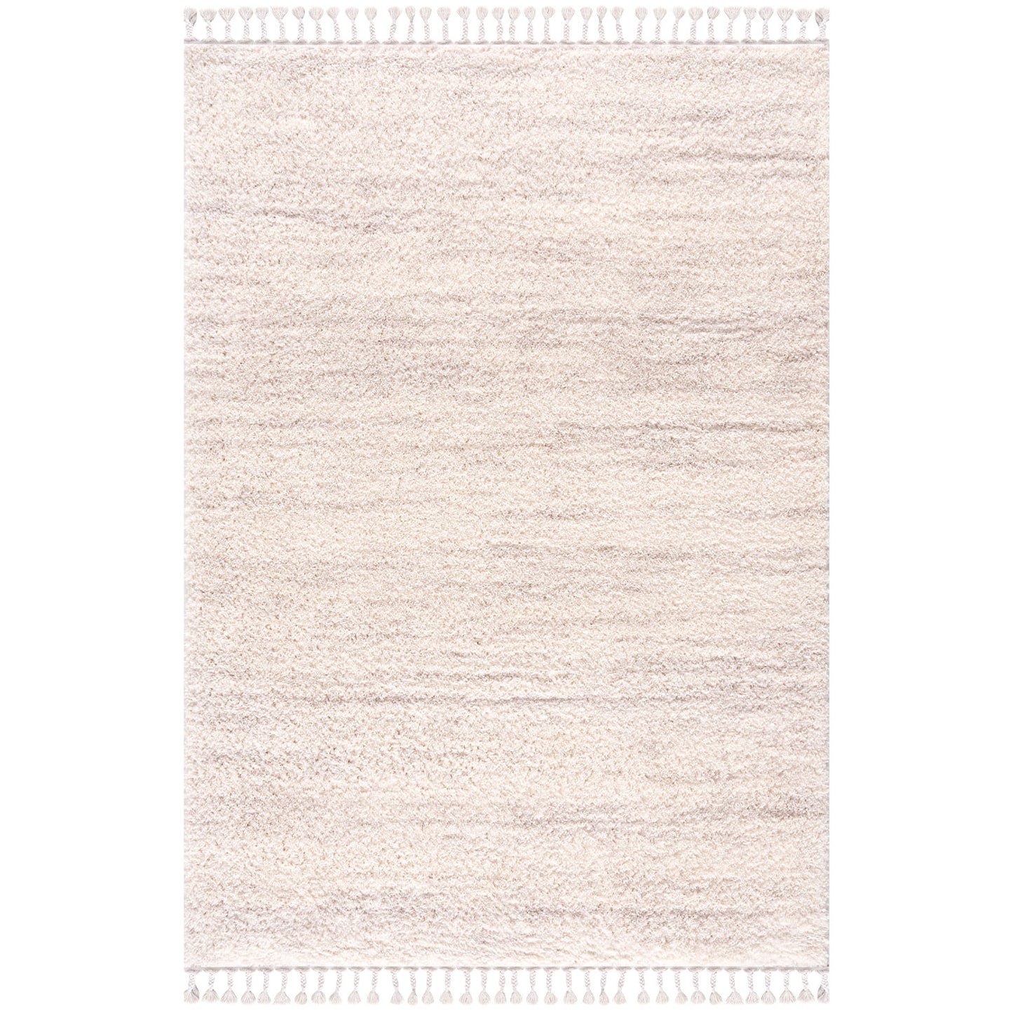 nordal petit tapis moelleux beige franges filuca 60 x 90 cm - Kdesign