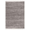 Tapis moelleux chiné à franges tressées - Gris – STUDIO DECO