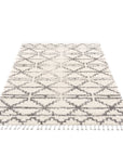 Tapis moelleux à franges tressées Rust - Ecru – STUDIO DECO