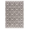 Tapis moelleux à franges tressées Rust - Gris – STUDIO DECO