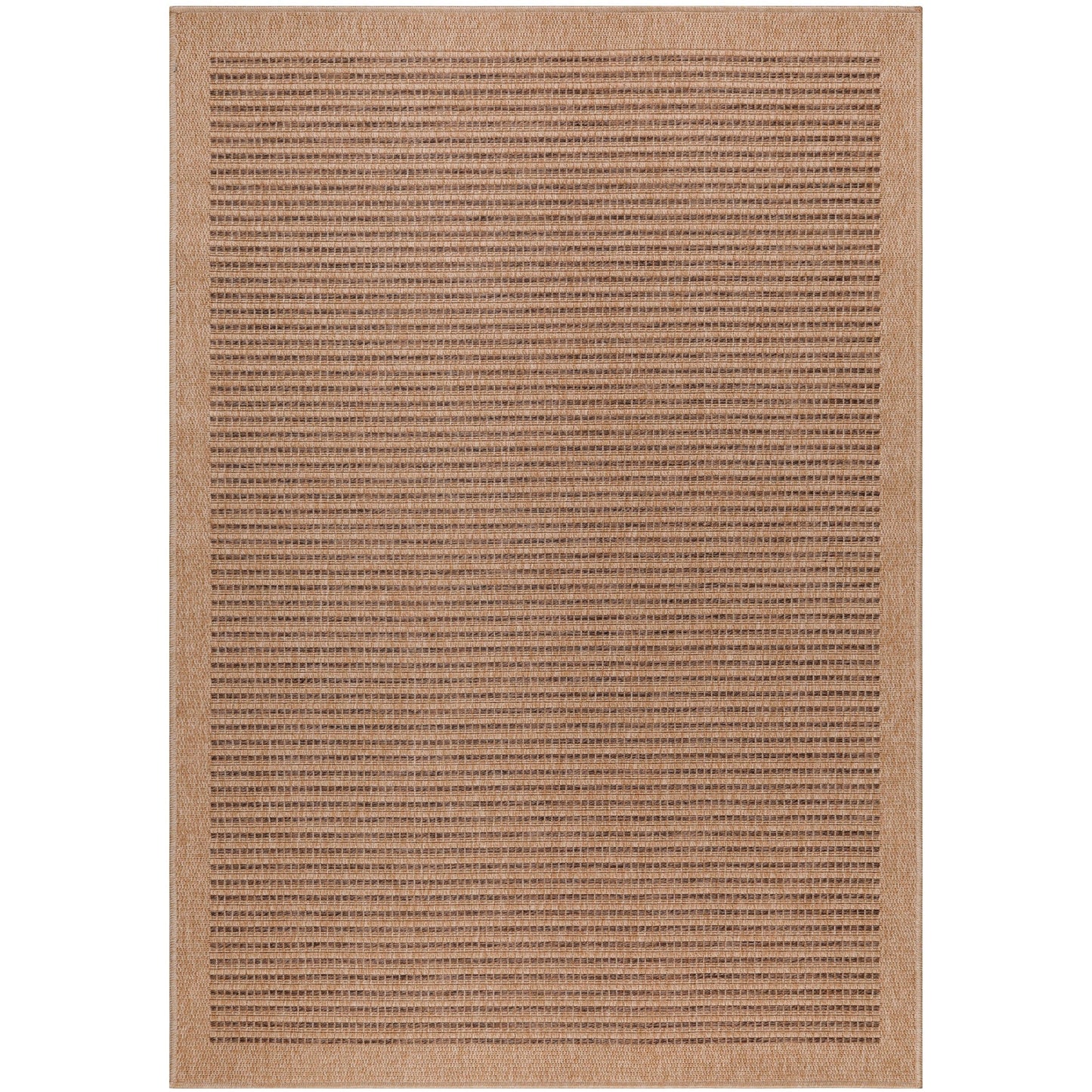 Tapis Naturel aspect jute Beige et Noir