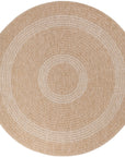 Tapis rond Naturel aspect jute Beige Crème – STUDIO DECO