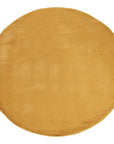 Tapis de Fourrure Rond Velours Ambre – STUDIO DECO