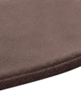 Tapis de Fourrure Rond Velours Marron – STUDIO DECO