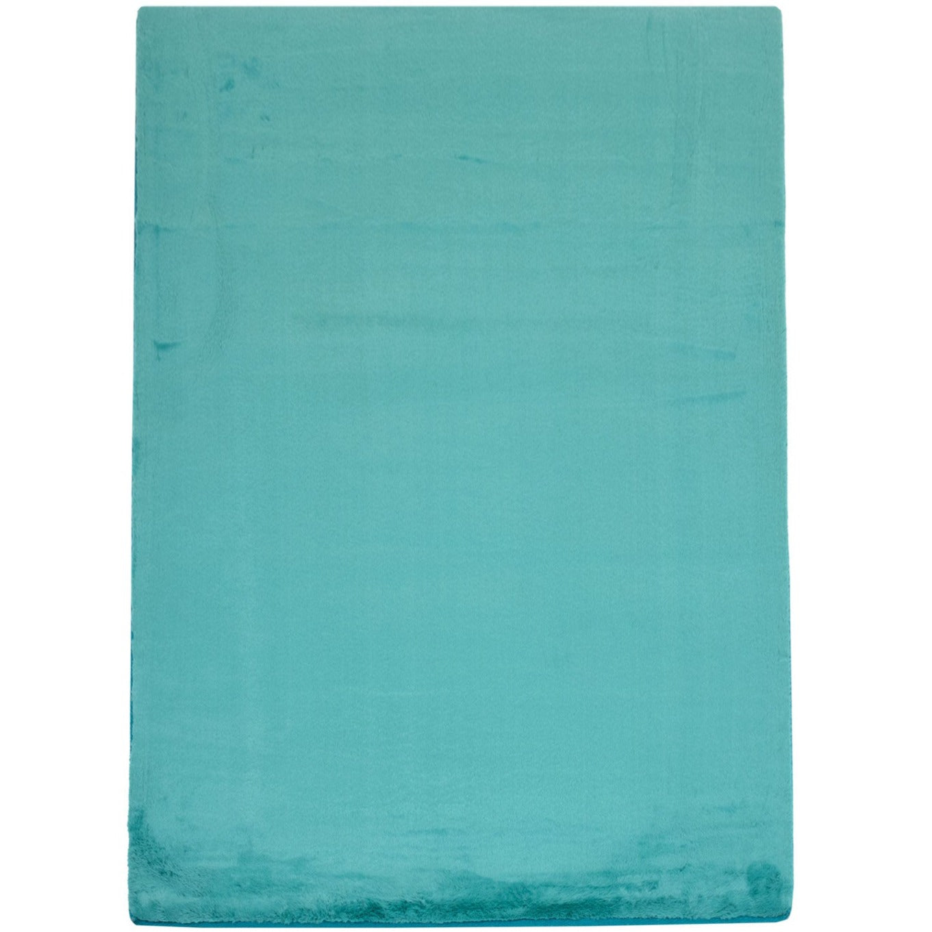 Tapis de Fourrure Velours - BleuVert – STUDIO DECO