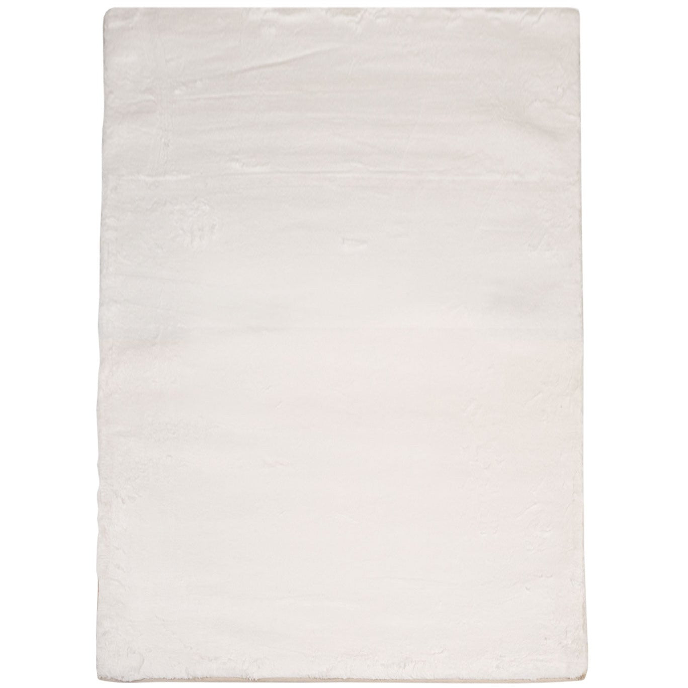 Tapis de Fourrure Velours - Blanc