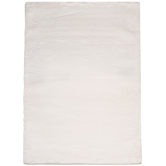 Tapis de Fourrure Velours - Blanc