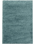 Tapis à poils longs doux - Bleu – STUDIO DECO