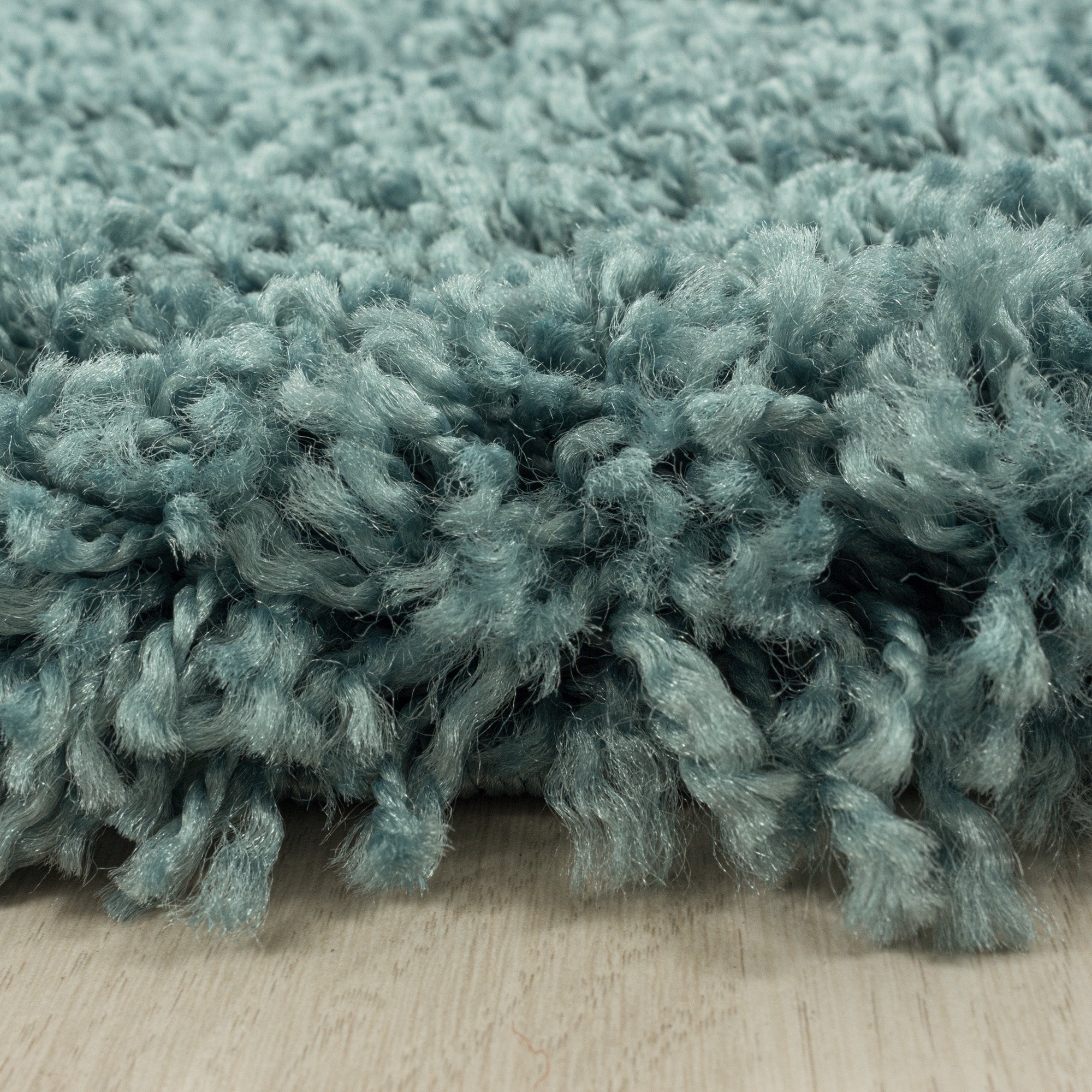 Tapis à poils longs doux - Bleu – STUDIO DECO