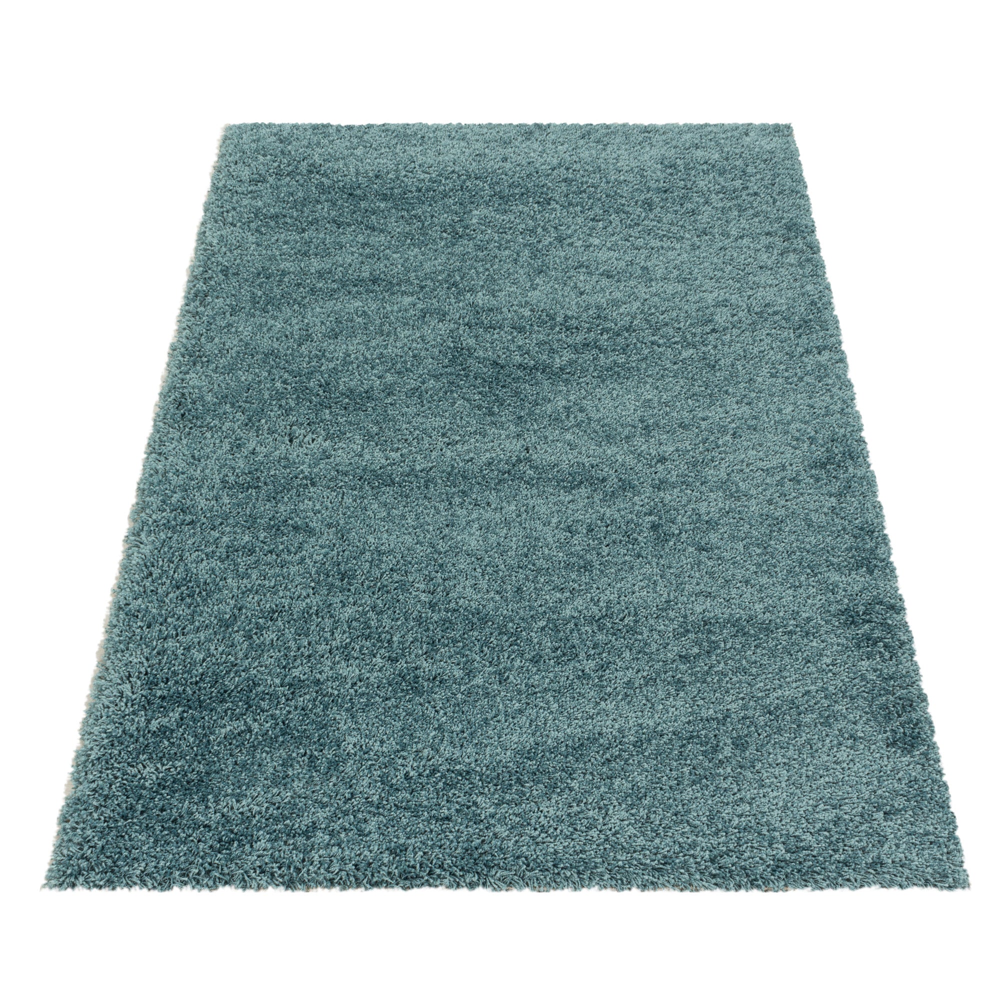 Tapis à poils longs doux - Bleu – STUDIO DECO