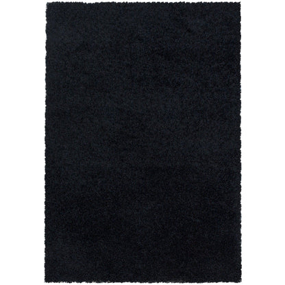 Tapis à poils longs doux - Noir