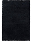 Tapis à poils longs doux - Noir – STUDIO DECO