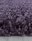 Tapis à poils longs doux - Violet – STUDIO DECO