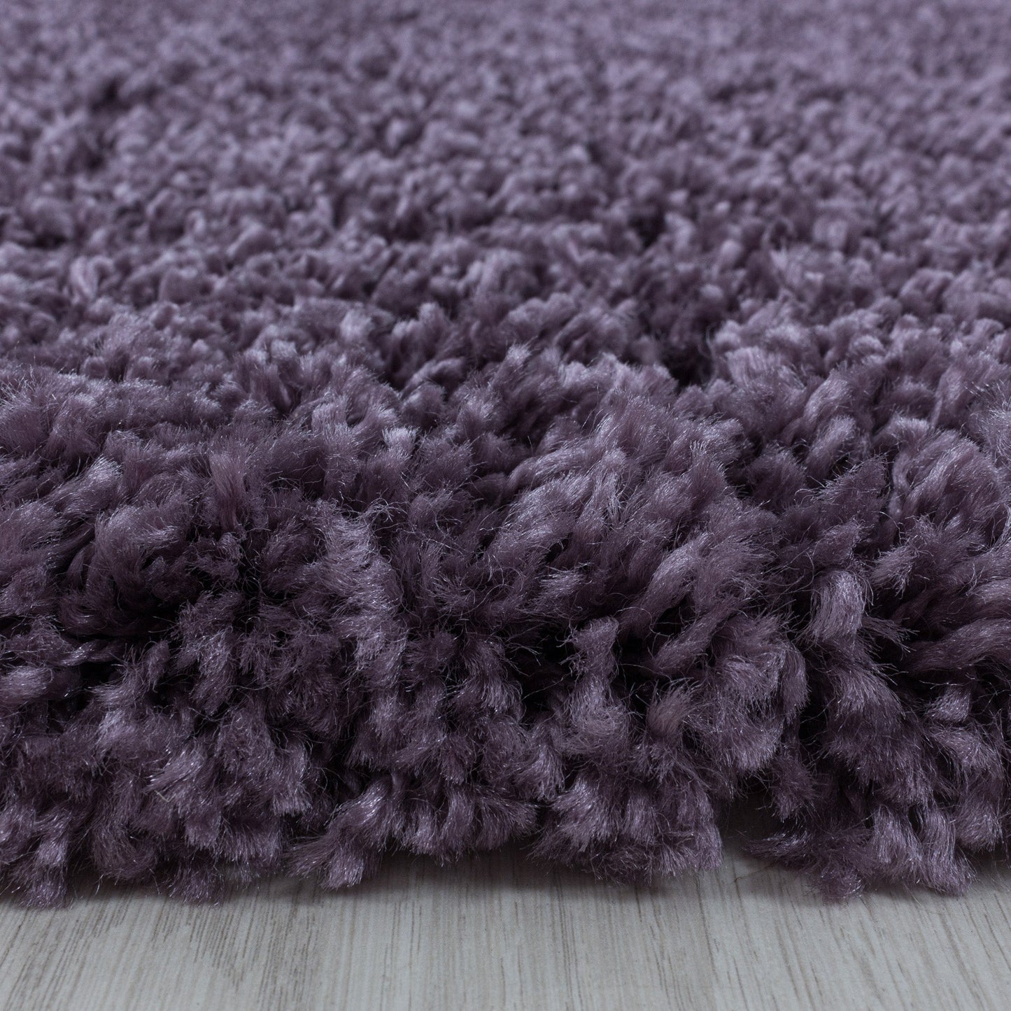 Tapis Rond à poils longs doux - Violet