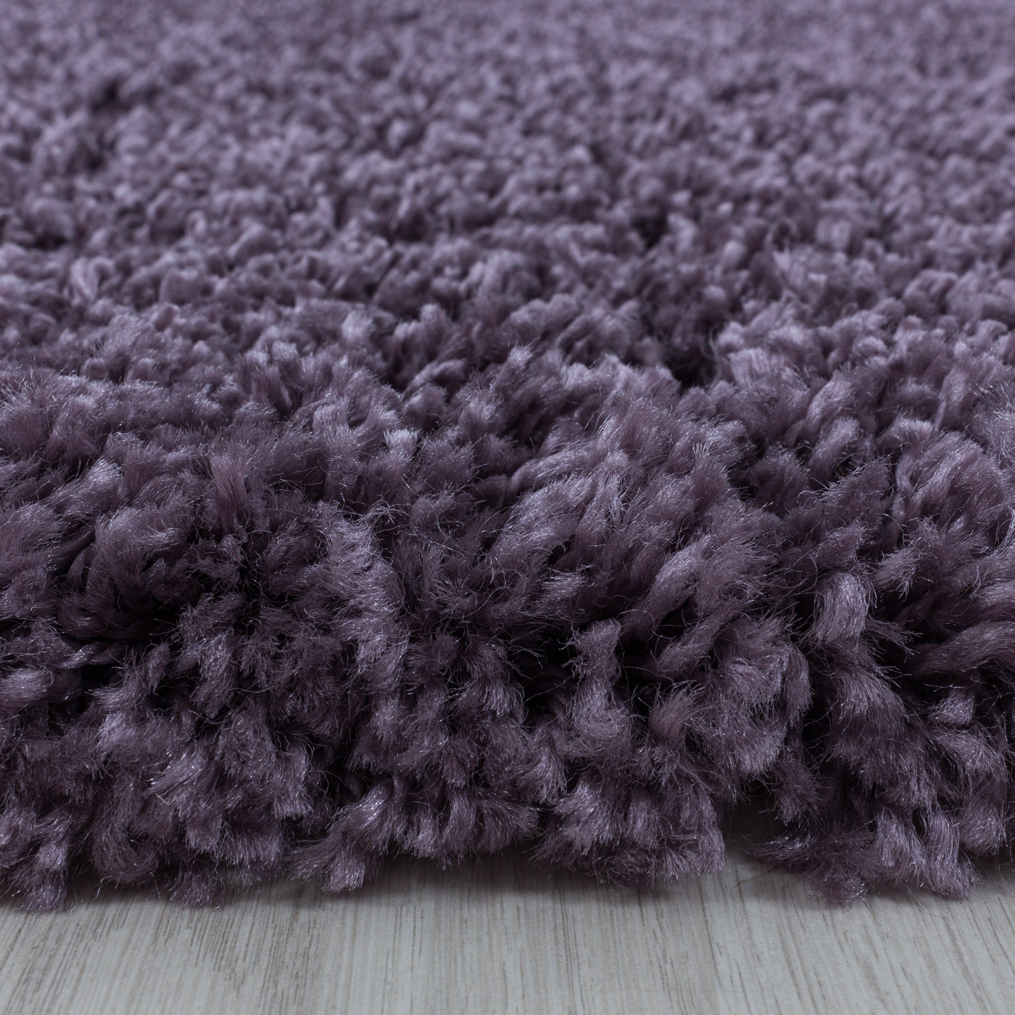 Tapis Rond à poils longs doux - Violet – STUDIO DECO