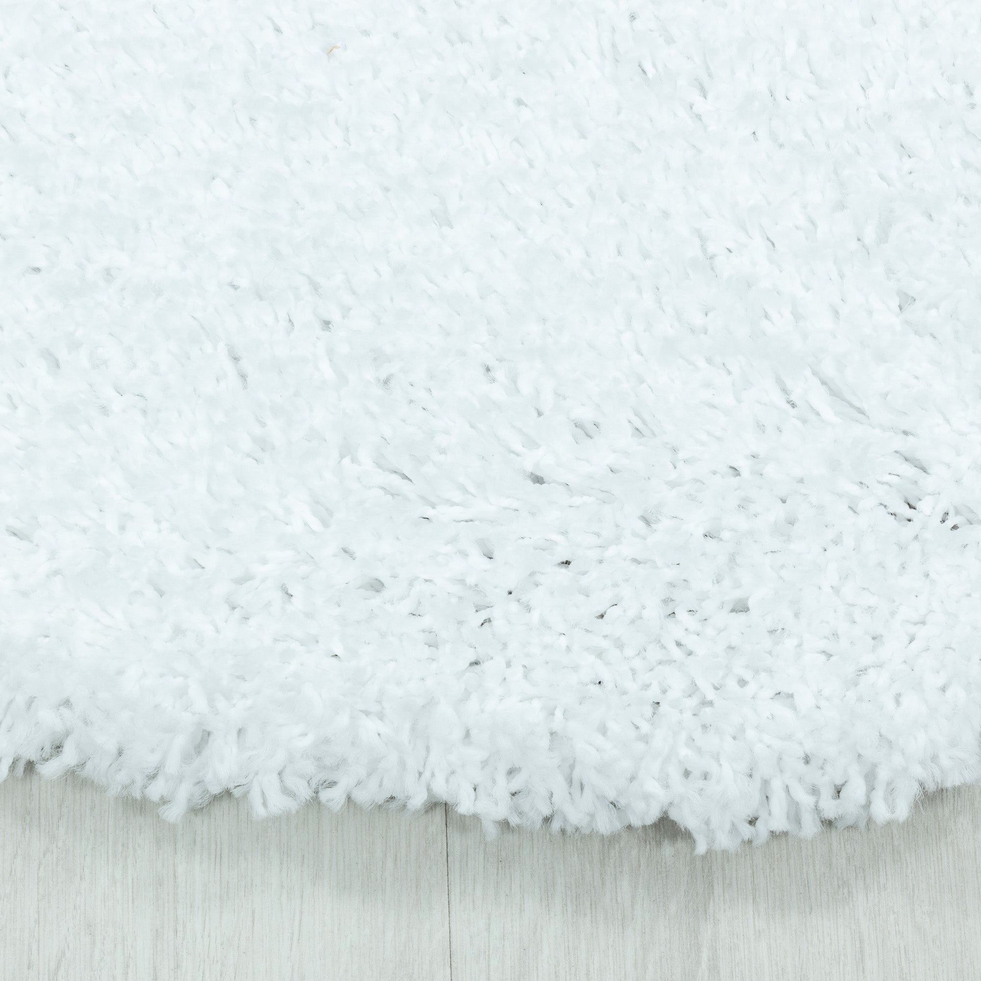 Tapis Rond à poils longs doux - Blanc – STUDIO DECO