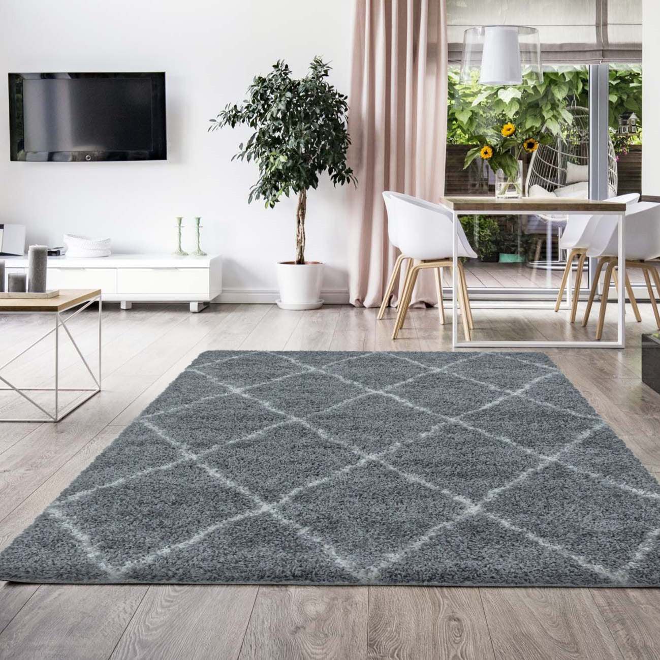 BERBERE - Tapis de style berbère - Gris et Blanc – STUDIO DECO