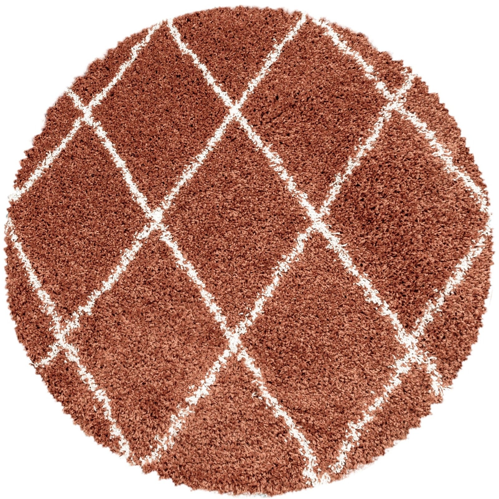 Tapis Rond de style berbère - Terra et Ivoire – STUDIO DECO