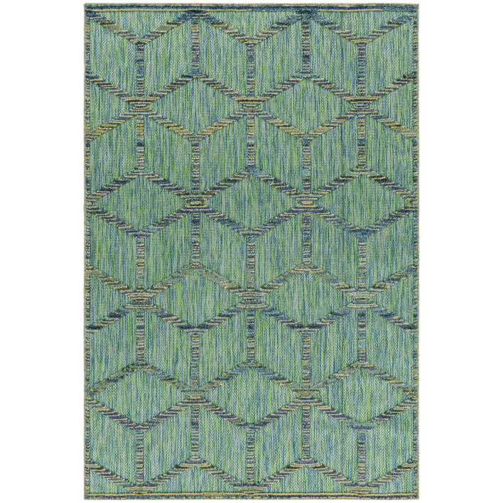 Tapis d'extérieur à relief "Ubud" Vert – STUDIO DECO