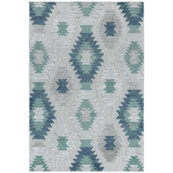 Tapis d'extérieur à relief "Munduk" Multi – STUDIO DECO