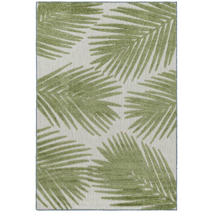 Tapis d'extérieur à relief "Kentia" Vert – STUDIO DECO