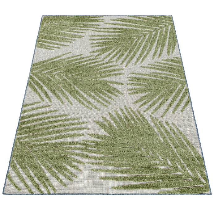 Tapis d'extérieur à relief "Kentia" Vert – STUDIO DECO