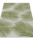 Tapis d'extérieur à relief "Kentia" Vert – STUDIO DECO