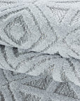 Tapis d'extérieur à relief "Burkit" Gris clair – STUDIO DECO