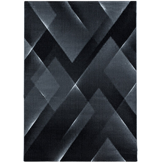 Tapis à motifs géométriques - Noir
