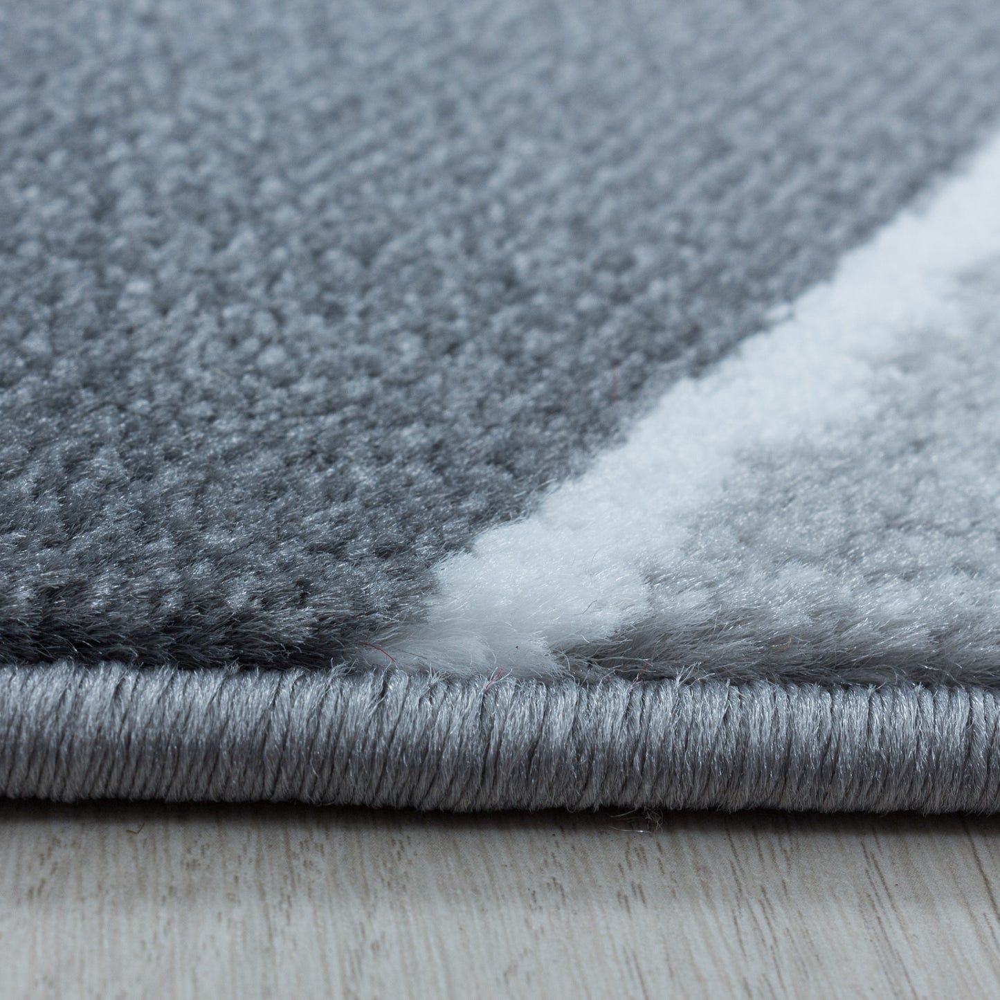 Tapis à motifs vagues - Gris