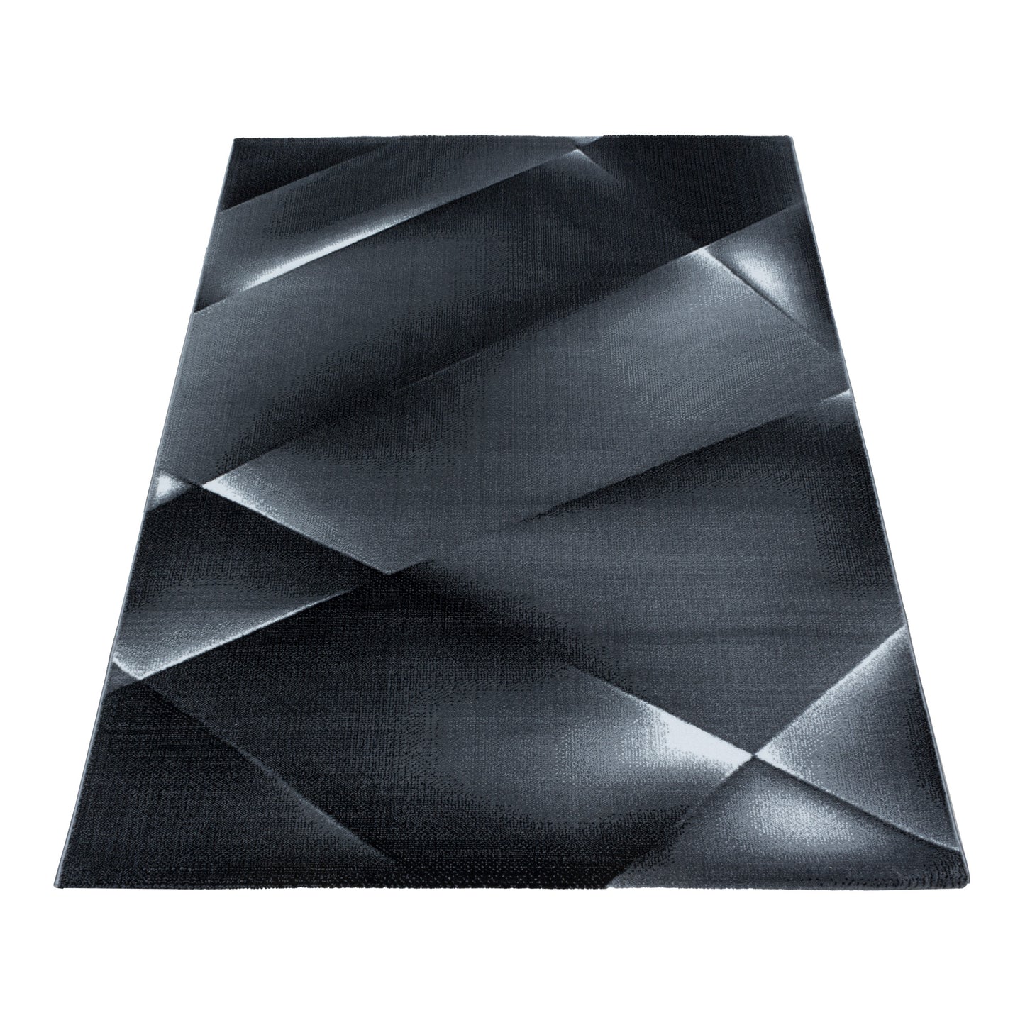 Tapis à motifs géométrique - Noir