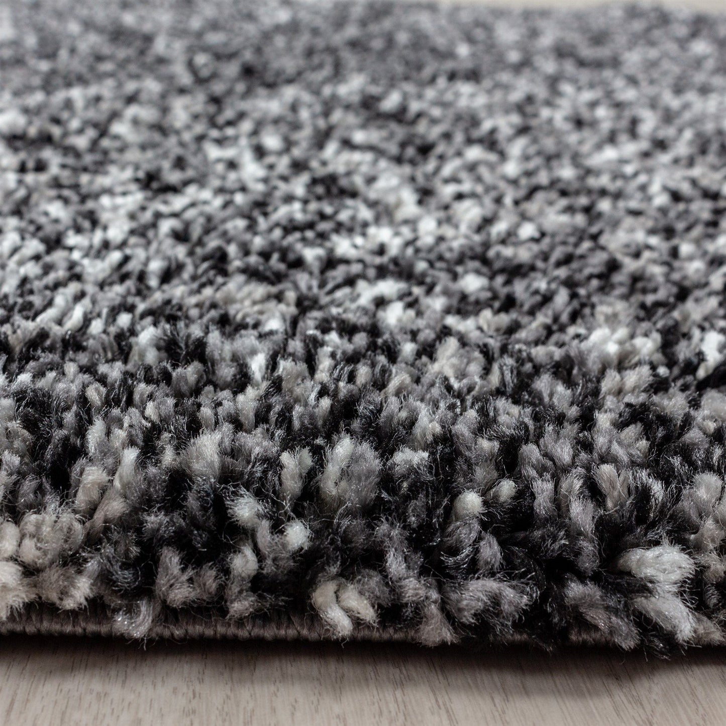 Tapis à poils longs 30mm - Anthracite et Gris