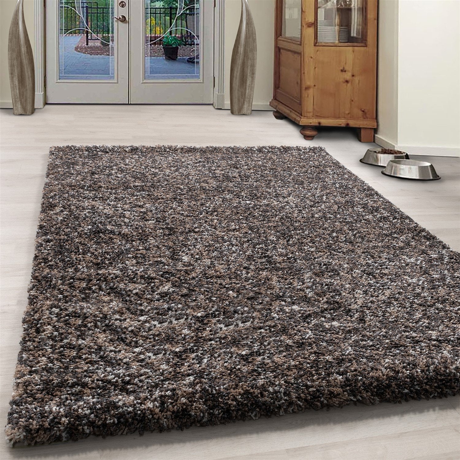 Tapis à poils longs 30mm - Taupe – STUDIO DECO