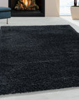Tapis à poils longs - Anthracite – STUDIO DECO