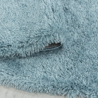 Tapis à poils longs COSY - Bleu Pastel