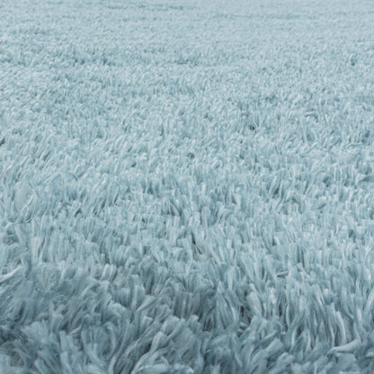 Tapis à poils longs COSY - Bleu Pastel