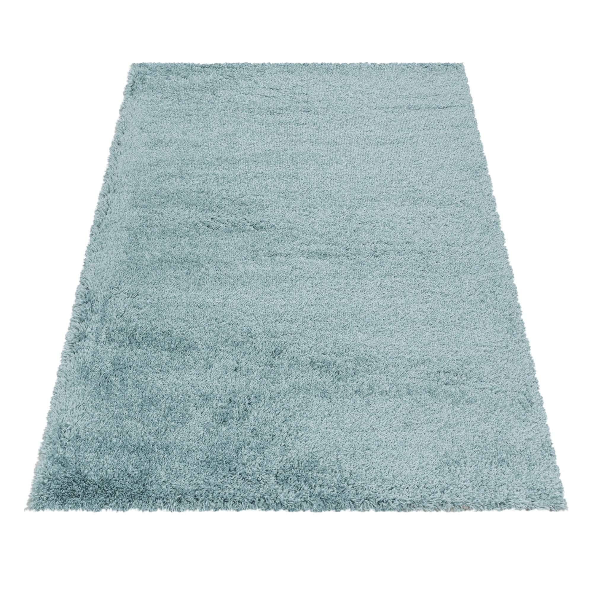 Tapis à poils longs - Bleu Pastel – STUDIO DECO