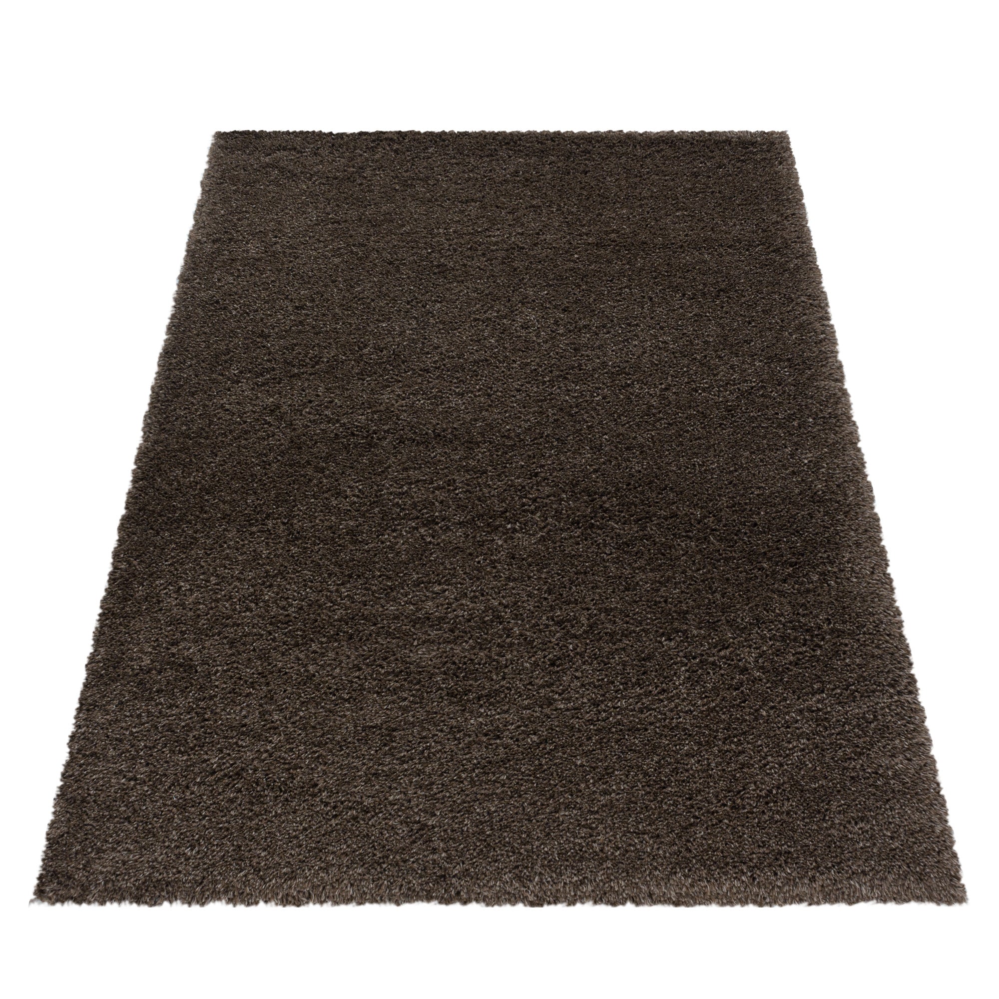 Tapis à poils longs - Marron – STUDIO DECO
