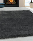Tapis à poils longs - Gris – STUDIO DECO